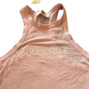 3 for$10!! - NWT Soulcycle Pink Skull Logo Racerback Workout Tank sz XS